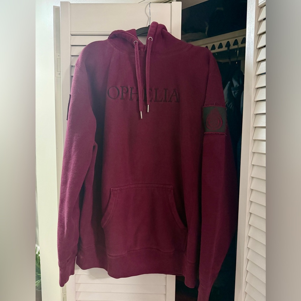 Ophelia Records Burgundy Hoodie
